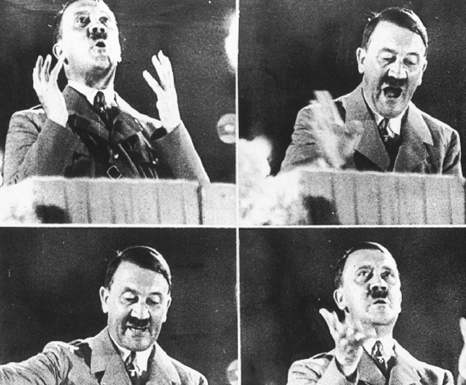 Hitler habló sin control durante dos horas durante su reunión final con el fascista italiano Benito Mussolini en julio de 1943, gracias que había consumido cristal. FOTO: Especial