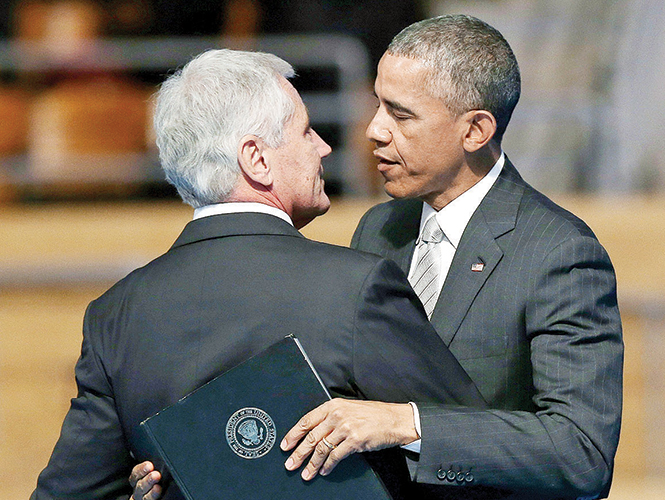 Barack Obama lleva ocho amenazas de veto en tres semanas. Foto: AFP