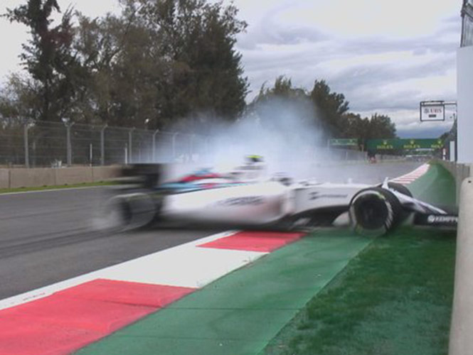 Accidentada segunda prueba del GP de México - 1332292