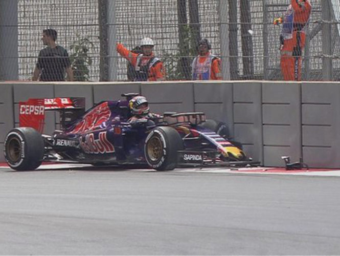 Accidentada segunda prueba del GP de México - 1332294