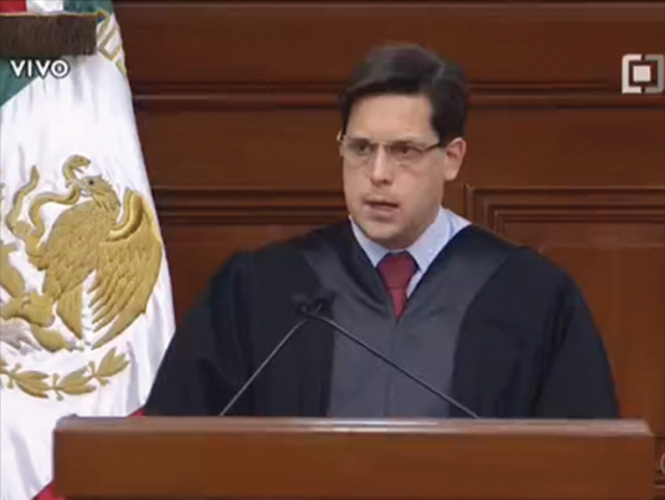 Ministro Alfredo Gutiérrez Ortiz Mena rinde informe de labores excelsior