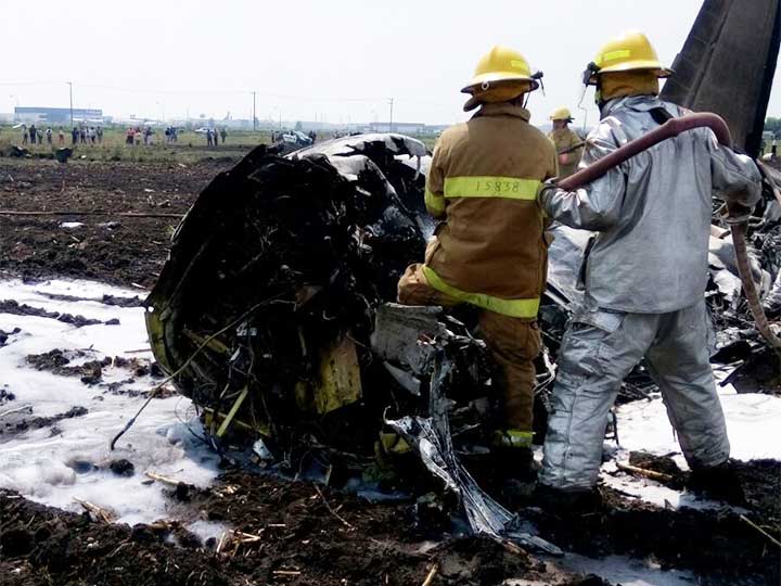 Se estrella avioneta junto al aeropuerto de Toluca