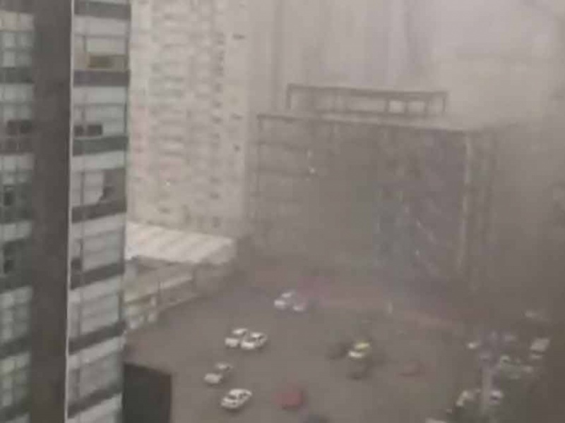 Inundación y granizada en Polanco y Lomas de Chapultepec Inundación y granizada en Polanco y Lomas de Chapultepec