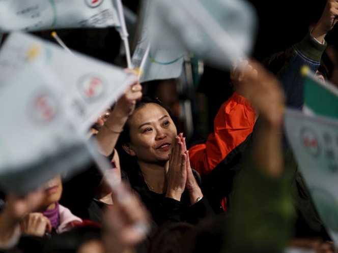 Tsai ganó con más de 56 por ciento de los votos. Foto: Reuters Tsai ganó con más de 56 por ciento de los votos. Foto: Reuters
