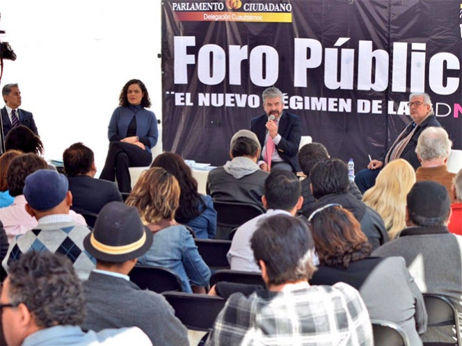 Diversos personajes participaron en el Foro Público El Nuevo Régimen de la Ciudad de México. Diversos personajes participaron en el Foro Público El Nuevo Régimen de la Ciudad de México.