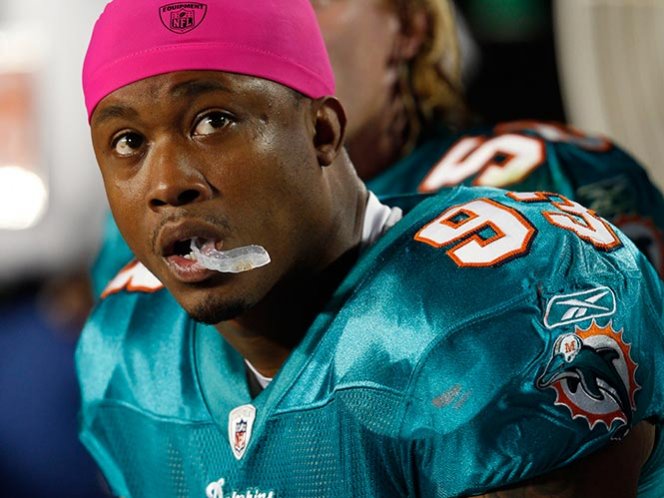 Quentin Moses jugó con los Delfines de Miami de 2007 a 2010 (AP)